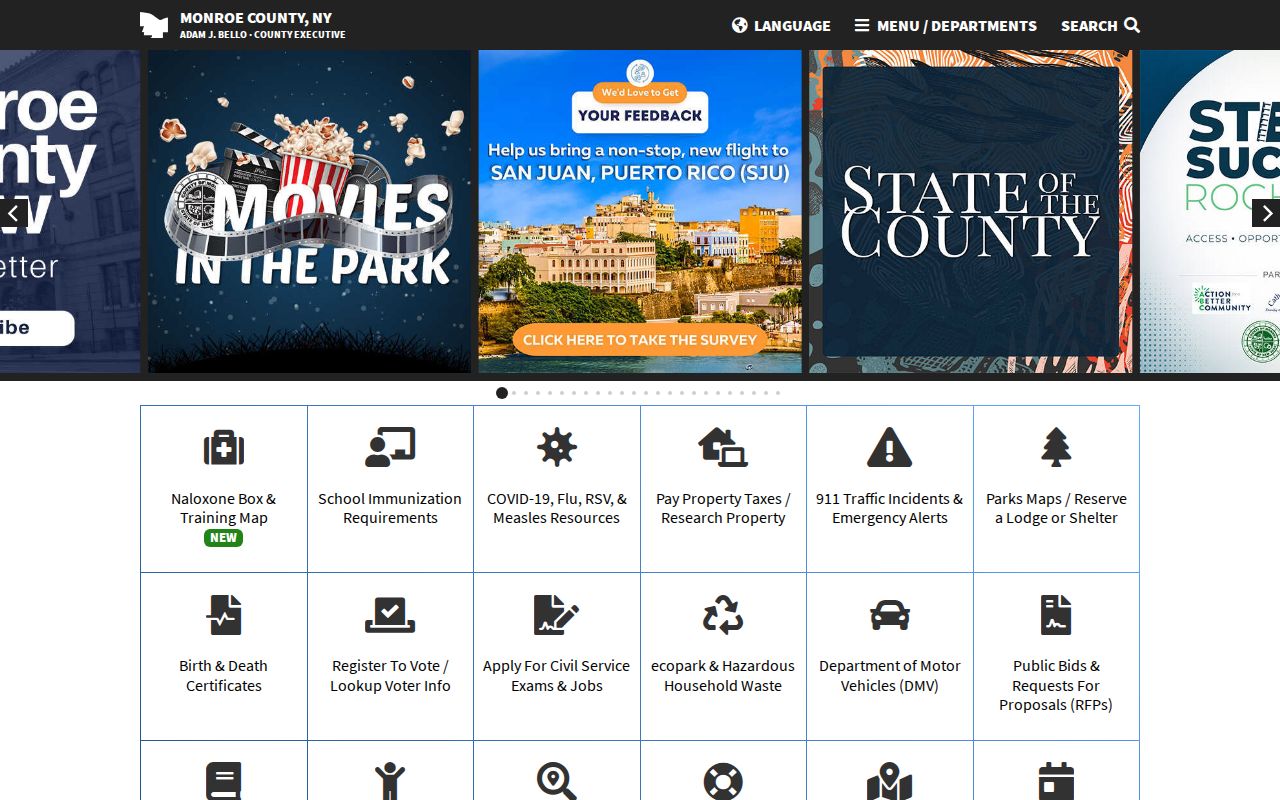 Monroe County criminal history county government homepage